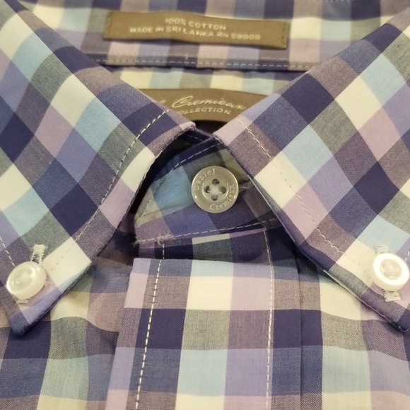 Daniel Cremiux plaid buttonup NWT - Picture 5 of 8